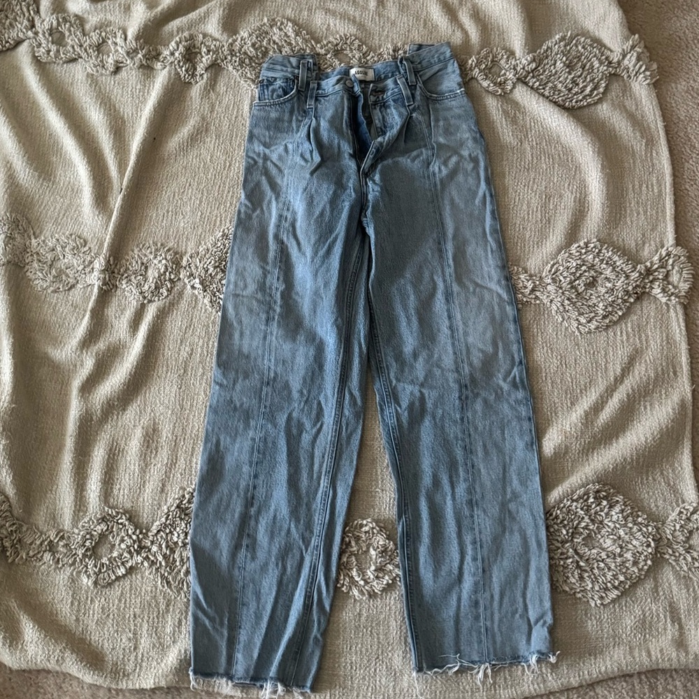 Agolde Split Stitched Jeans